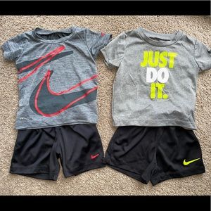 2 Nike Dri fit outfits, 12 months